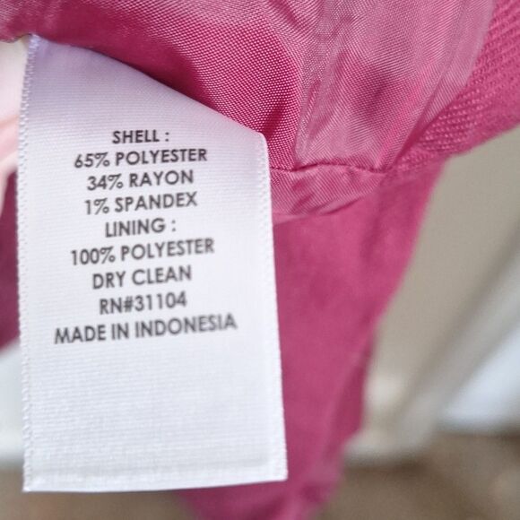 NWT Crown & Ivy Cranberry Red Car Coat XL - Picture 10 of 11